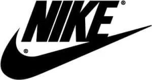 nike logo black