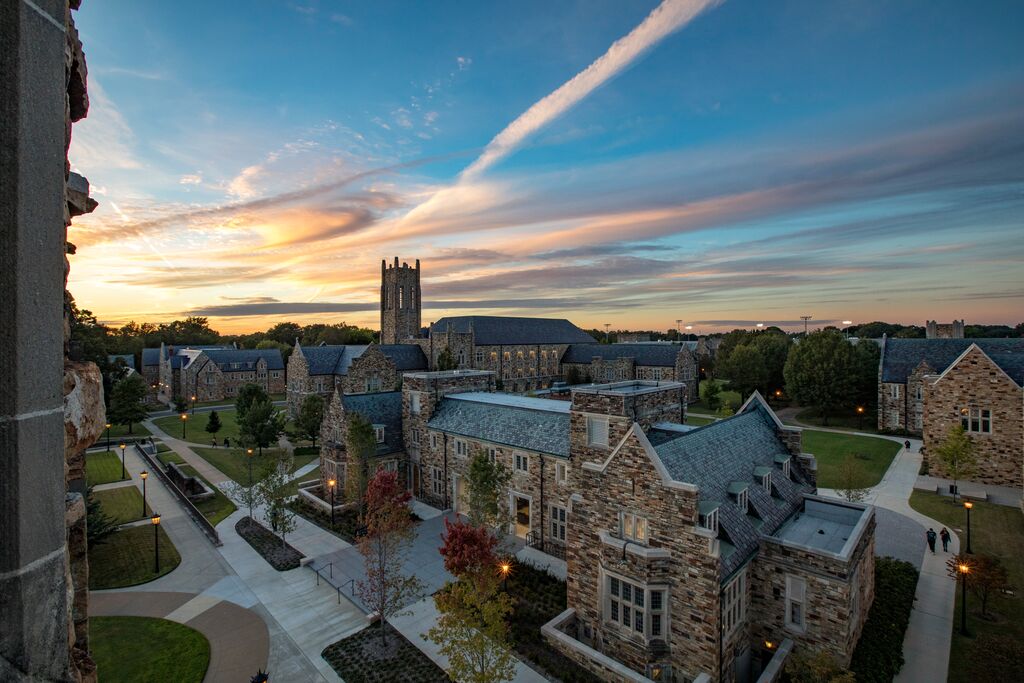 rhodes campus drone photo