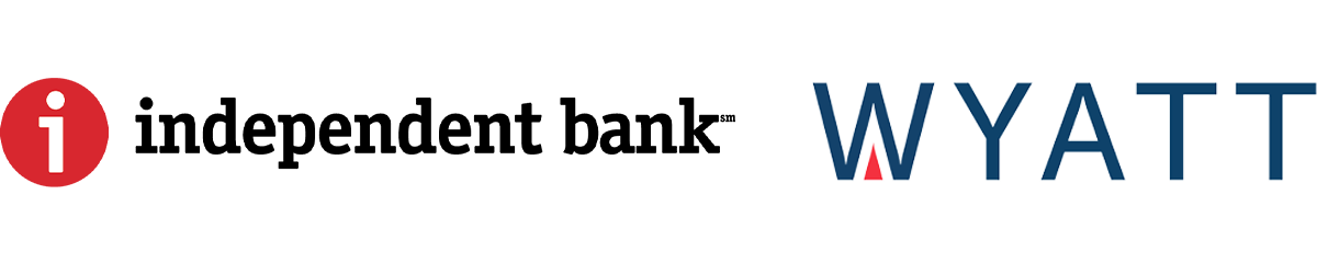 Sponsor Logos 2024 Independent Bank and Wyatt